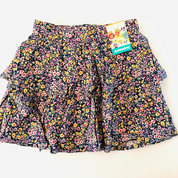 Garanimals Ruffled Skirt Size 4T 2 Tier Pink/Purple Floral Print - Picture 1 of 3